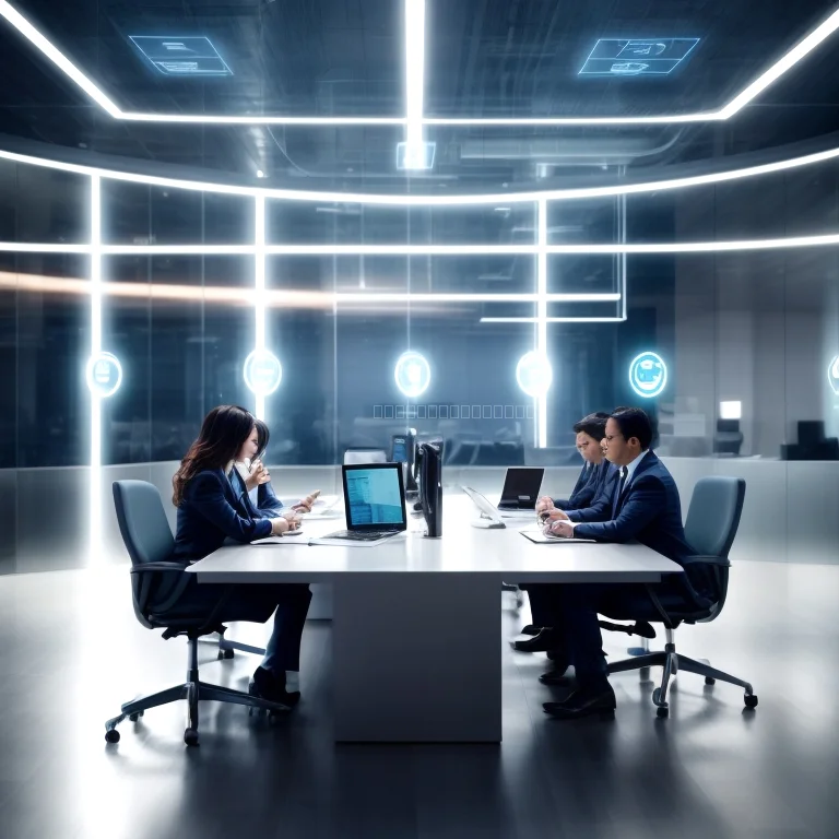 Group training workshop at Encryptia